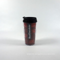 Portable plastic Double Wall Thermo Coffee Mug